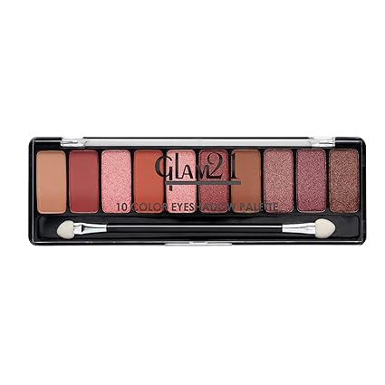 Glam21 Shades of Trend Eyeshadow Palette 10 Highly Pigmented Shades