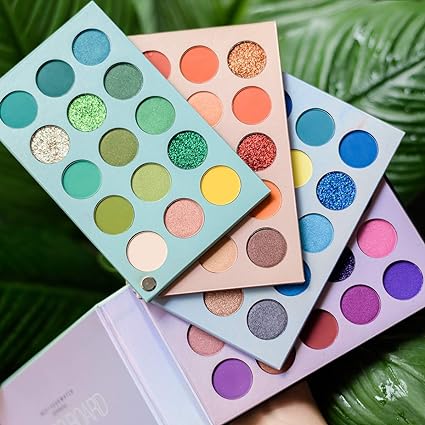 Huda Girl Beauty 60 Shade Color Board Eyeshadow Palette with Glitter