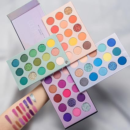 Huda Girl Beauty 60 Shades Color Board Eyeshadow Palette | Matte | Shimmer And Glitters Eye Shadow Makeup Kit