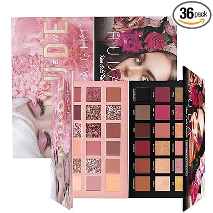 Huda Girl Beauty Rose Gold Remastered & Nude Edition Eyeshadow Palette Combo Kit