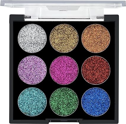 Mars Bling It On Glitter Eyeshadow Palette Shimmery Finish