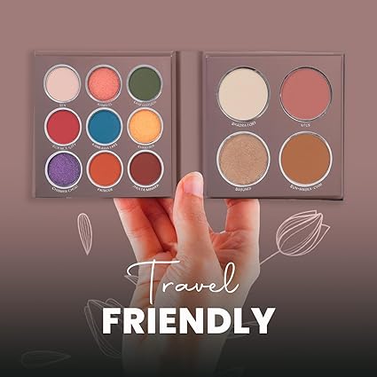 Mars The City Paradise Makeup Kit | 9 Eyeshadow Palette with 1 Highlighter