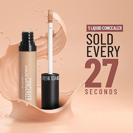 Swiss Beauty Liquid Light Weight Concealer | Sand Sable