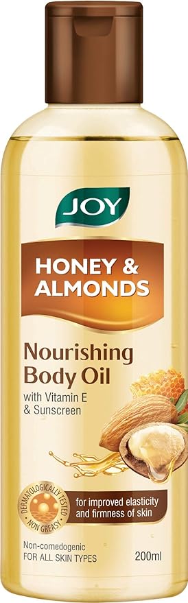 Joy Honey & Almonds Body Oil for Women & Men