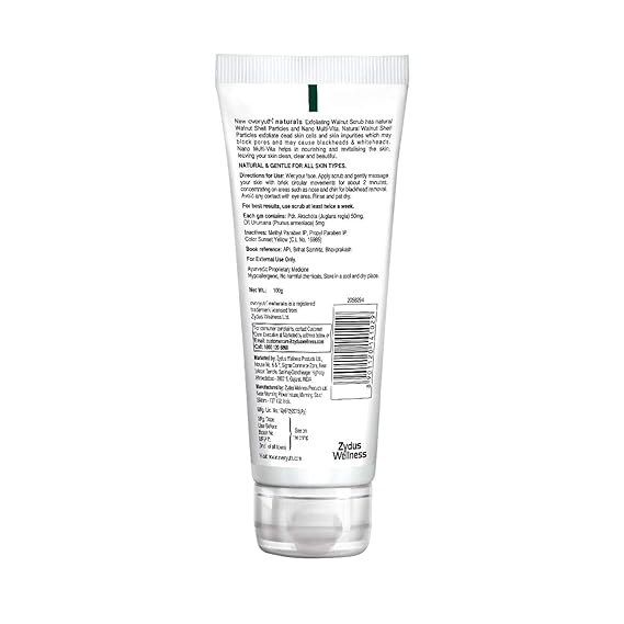 Everyuth Naturals Exfoliating Walnut Scrub Tube