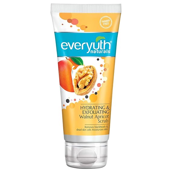 Everyuth Naturals Hydrating & Exfoliating Walnut Apricot Scrub Tube