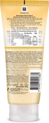 Neutrogena Deep Clean Scrub Blackhead Eliminating Daily Scrub For Face