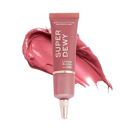 Makeup Revolution- Superdewy Liquid Blush- You Got Me Blushing, Muted Rose