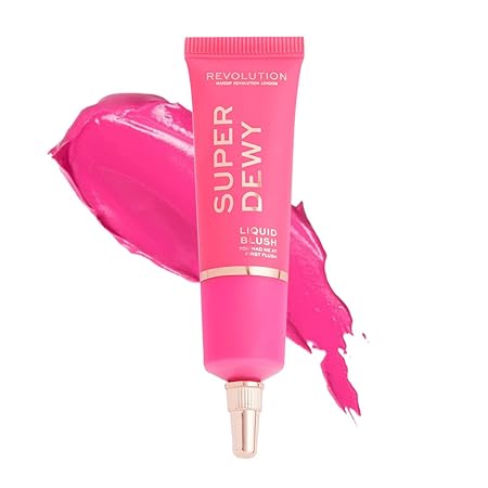 Makeup Revolution- Superdewy Liquid Blush- You Had Me At First Blush, Vibrant Pink