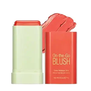 Pixi Cream Blush Stick - Multi-Use Makeup Stick For Cheeks And Lips With Hydrating Formula, Coral Orange