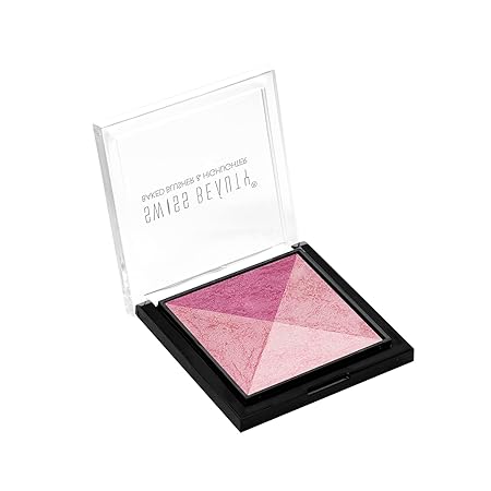 Swiss Beauty Mini Baked Shimmer Blusher And Highlighter Palette For Face Makeup, Multicolor-3