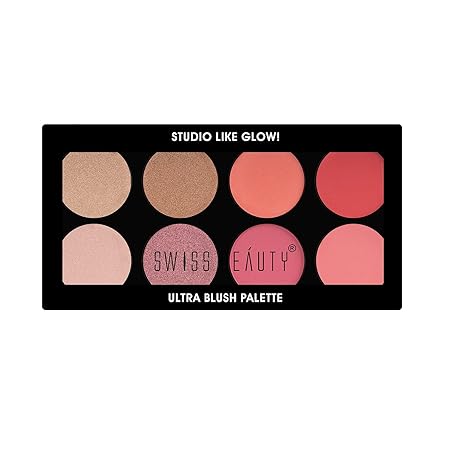 Swiss Beauty Ultra Blush Palette with highly blendable shades Pigmented Blusher for a Natural Flush