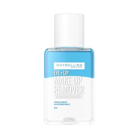 Maybelline New York Eye & Lip Makeup Remover, Bi-phase
