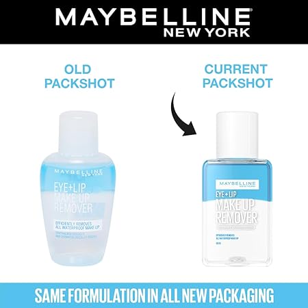 Maybelline New York Eye & Lip Makeup Remover, Bi-phase
