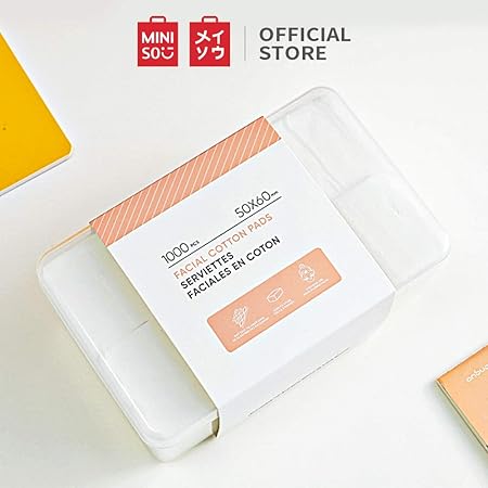 MINISO Cotton Pads for Face Soft for Cleaning Wiping Makeup Remover Wipes