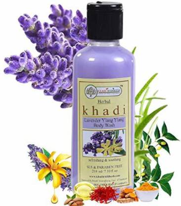 Khadi Rishikesh Herbal Lavender Ylang Ylang Body Wash combo, Pack of 2