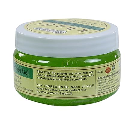 Khadi Rishikesh Herbal Neem Tulsi Gel, Pack of 2