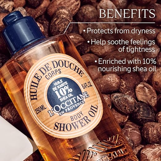 LOccitane Shea Body Shower Oil with 10% Shea Oil