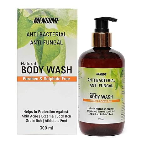 Mensome Natural Anti Bacterial & Anti Fungal Body Wash Gel, Chemical Free