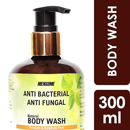Mensome Natural Anti Bacterial & Anti Fungal Body Wash Gel, Chemical Free
