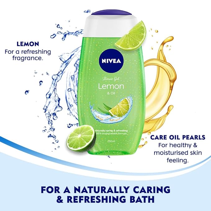 Nivea Body Wash, Lemon & Oil Shower Gel