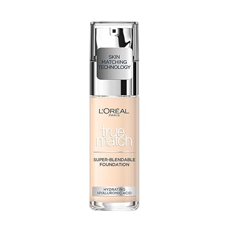 Loreal Paris Foundation, Super Blendable Liquid Format, Spf 16, Ivory 1N