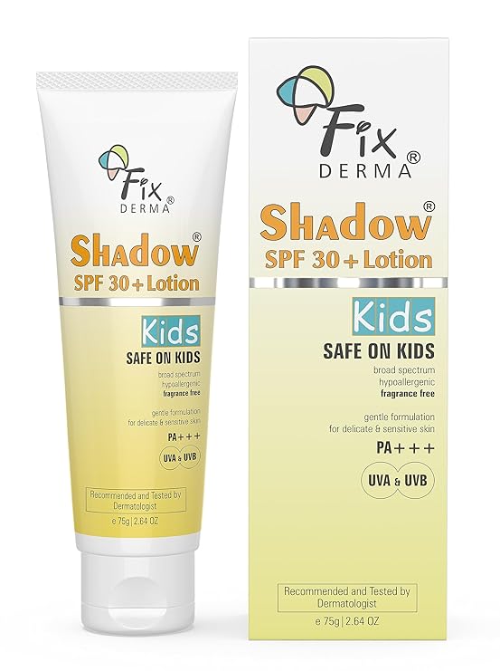 Fixderma Shadow Sunscreen SPF 30+ Lotion for Kids PA+++