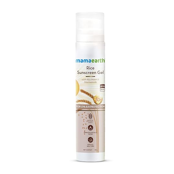 Mamaearth Rice Sunscreen Gel With SPF 50 PA +++