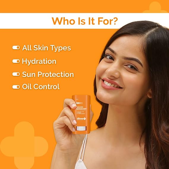 The Derma Co Hyaluronic Sunscreen Stick with SPF 60 & PA++++