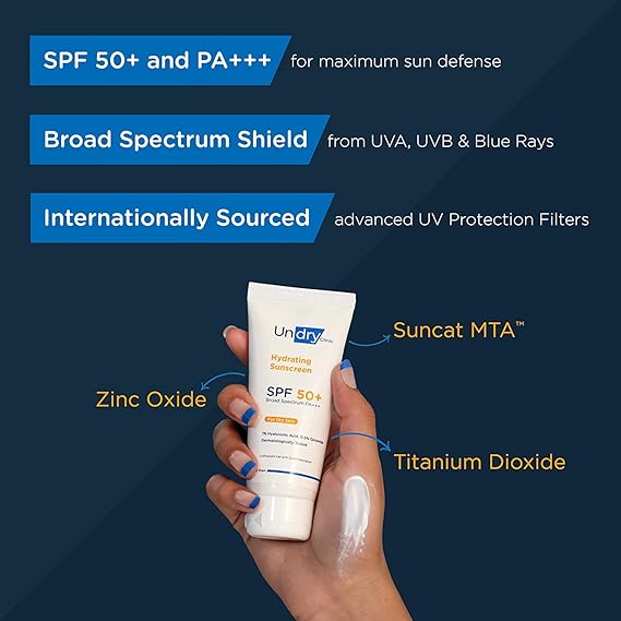 Undry | Cream Sunscreen | SPF 50