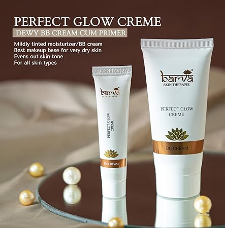 Barva Perfect Glow Creme Sun Protective BB Cream | Long Lasting Lightweight BB Cream for Daily Wear