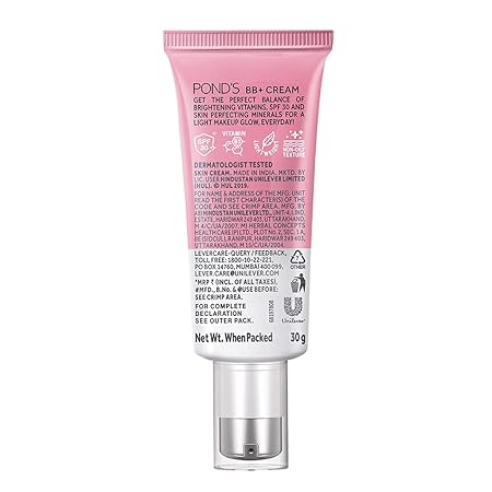 Ponds Bb+ Light Coverage Cream, Instant Spot Coverage For Normal Skin + Natural Glow, 01 Original