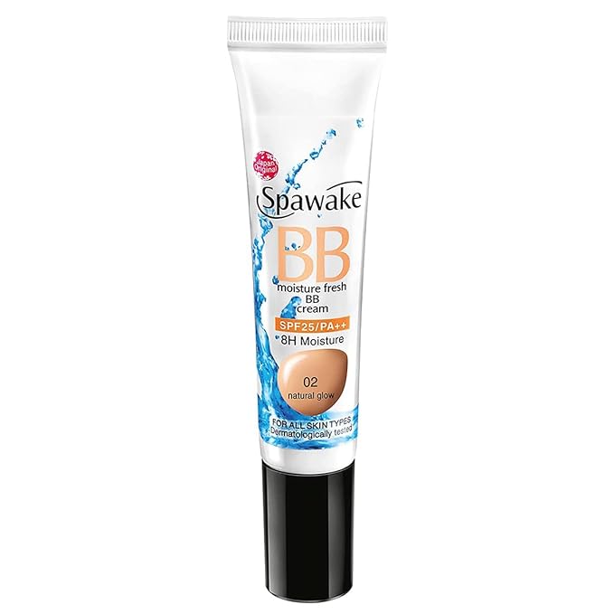 Spawake BB Cream Natural Glow with SPF 25 | Lightweight BB Cream for All Skin Types
