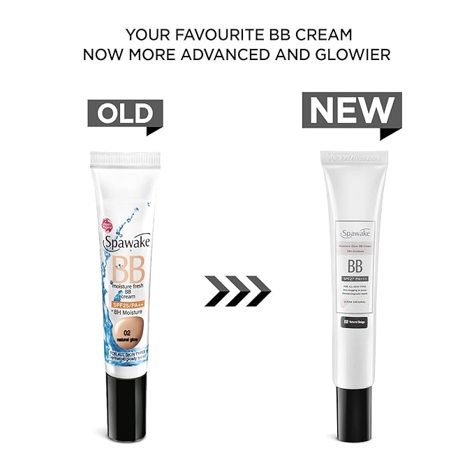 Spawake BB Cream Natural Glow with SPF 25 | Lightweight BB Cream for All Skin Types