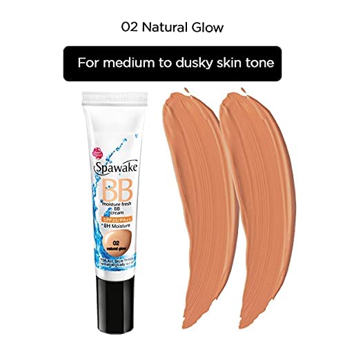 Spawake BB Cream Natural Glow with SPF 25 | Lightweight BB Cream for All Skin Types