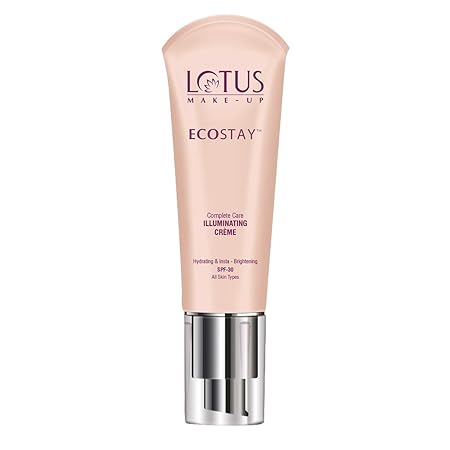 Lotus Makeup Ecostay Cc Complete Care Illuminating Creme Spf 30, Snow Light