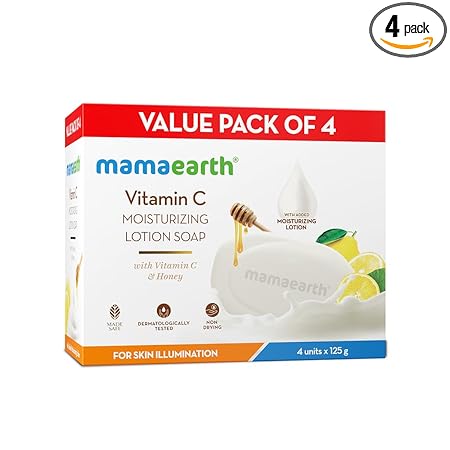 Mamaearth Vitamin C Moisturizing Lotion Soap