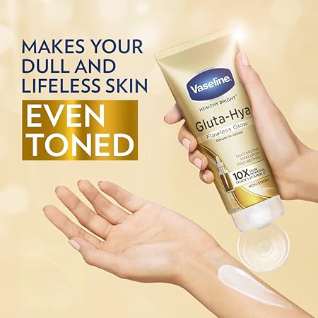 Vaseline Gluta-Hya Flawless Glow Serum-In-Lotion, Boosted With GlutaGlow