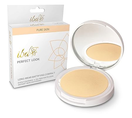 Iba Pure Skin Perfect Look Long Wear Mattifying Compact | Snow White