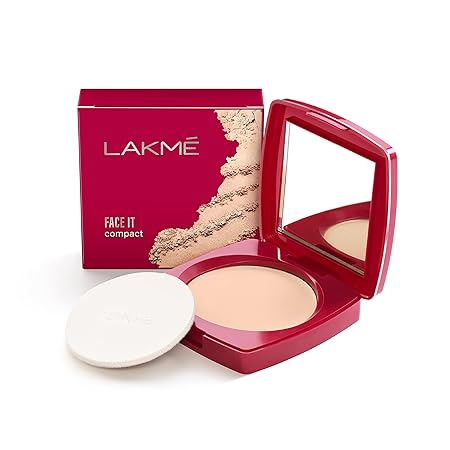 Lakme Nourishing,Smoothening Face It Compact, Coral