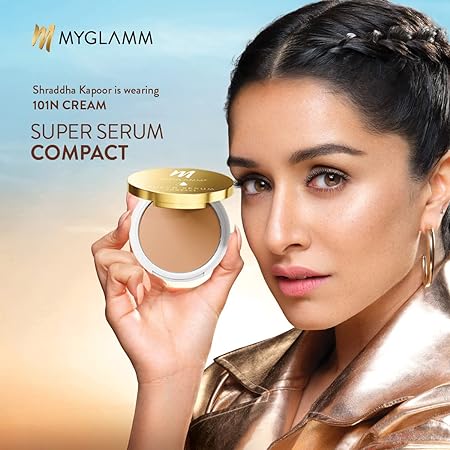 MyGlamm Super Serum Compact | 102W Beige