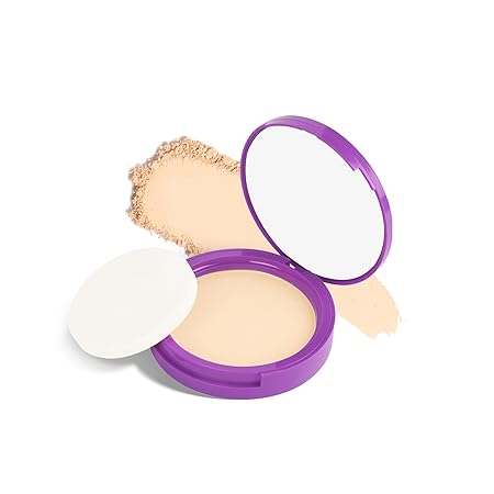 SUGAR POP Longwear Compact Medium Coverage Matte Finish Vitamin E Enriched Pressed Powder | 02 Beige