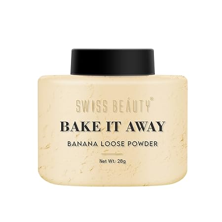 Swiss Beauty Bake It Away Translucent Loose Powder | Yellow