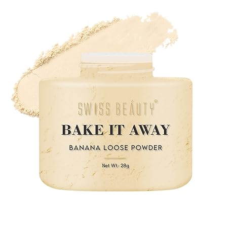 Swiss Beauty Bake It Away Translucent Loose Powder | Yellow