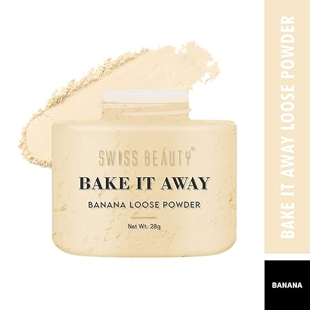 Swiss Beauty Bake It Away Translucent Loose Powder | Yellow