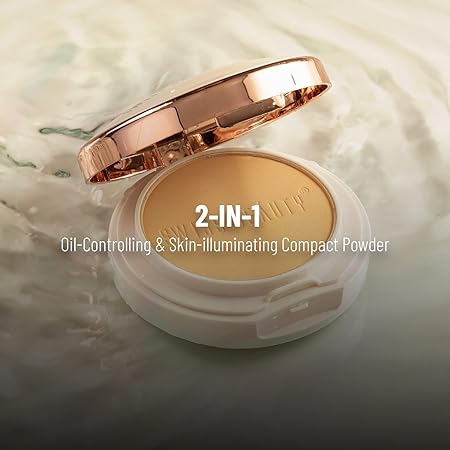Swiss Beauty Oil Control Compact Powder for Matte Flawless Finish | Shade | Pearl Ivory