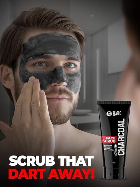 Beardo Charcoal 4-in-1 Giftset for Men | Complete Face & Body kit | For All Skin Types