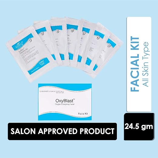 Cheryl'S Cosmeceuticals Oxyblast: 1 Pack Facial Kit With 7 Step Sachets | For All Skin Types