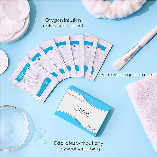 Cheryl'S Cosmeceuticals Oxyblast: 1 Pack Facial Kit With 7 Step Sachets | For All Skin Types