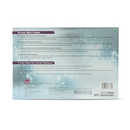 Lotus Herbals Radiant Platinum Cellular Anti-Ageing 1 Facial Kit